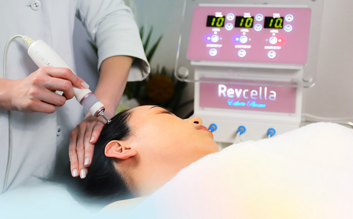 ③プラズマ照射で頭皮をリセット